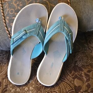 Cloudsteppers by Clarks Aqua Sandals